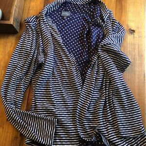 Super cute striped/dot sweater
